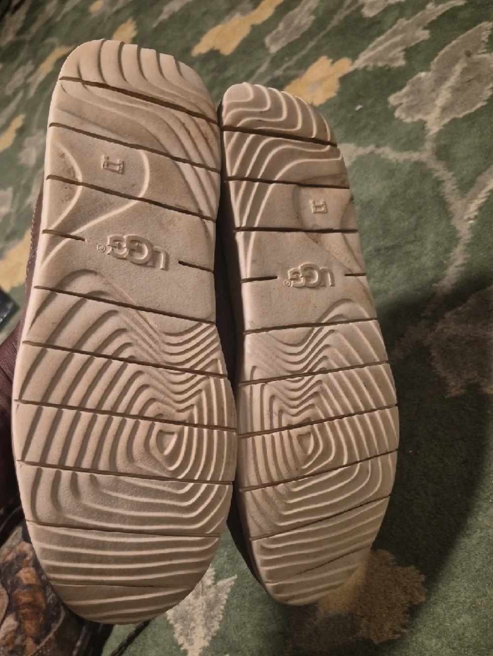 UGG Men's Suede Slip-On Loafers in Taupe